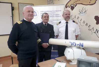 Nowy sprzęt dla uczniów szkoły morskiej w Kołobrzegu